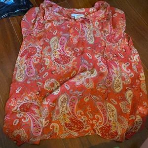 Floral short sleeve shirt